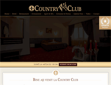 Tablet Screenshot of clubcountry.ro